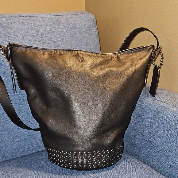 Coach Leather Bag Authentic - Picture 1 of 13